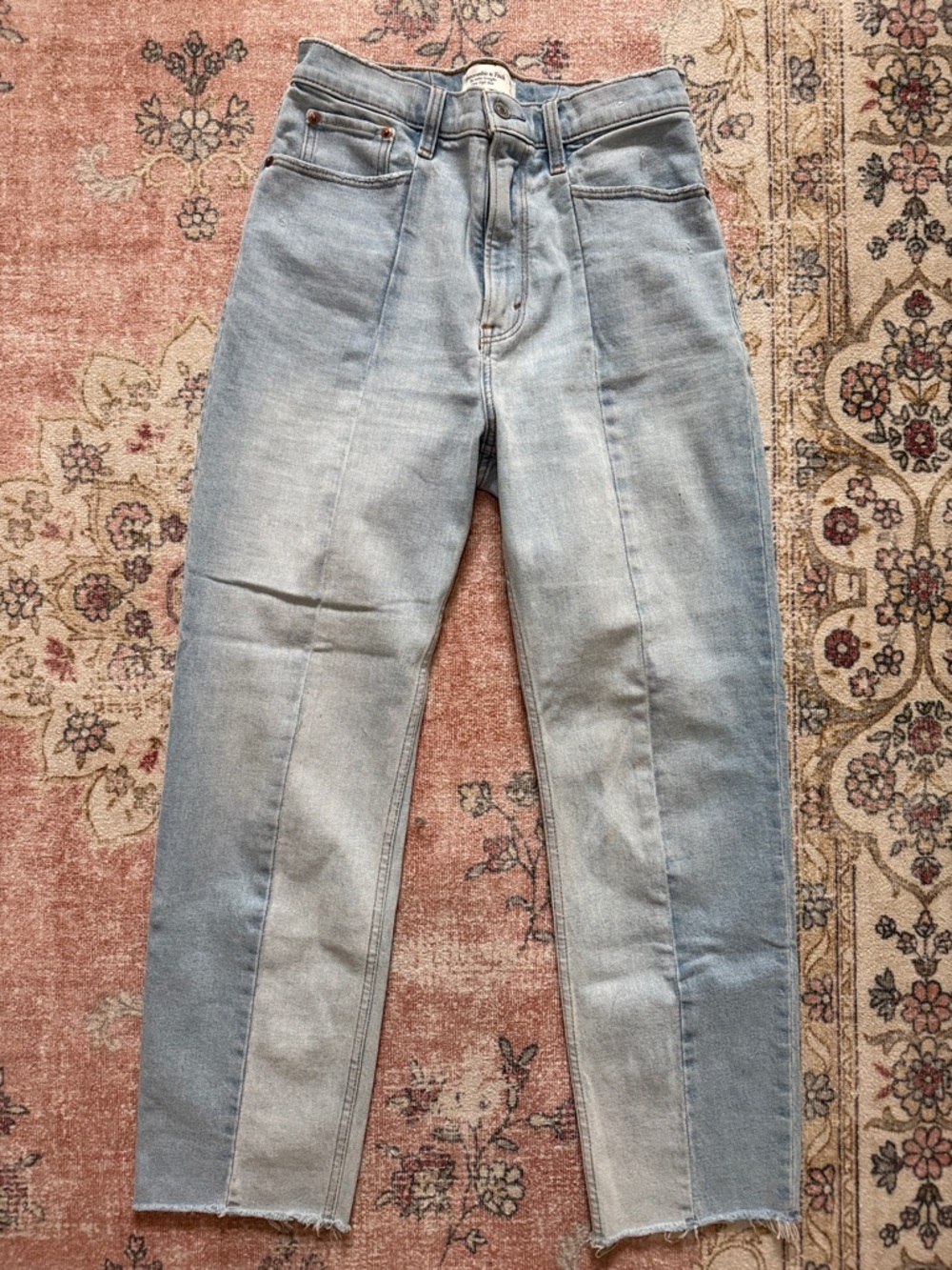 Abercrombie & Fitch Ankle Straight Ultra High Rise
